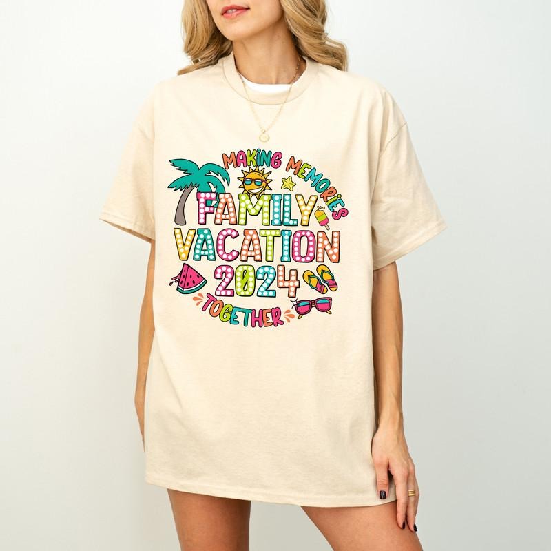 Family Vacation 2024 Shirt, Summer Vacation Shirt, Summer 2024, Making memories together, Vacation shirts, Family Trip Shirt