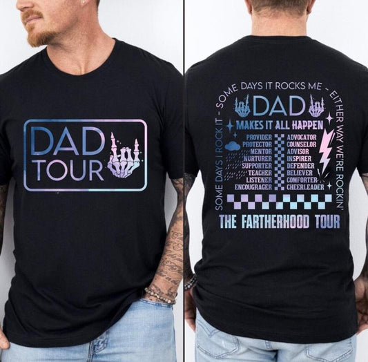 Fatherhood Tour shirt, Father's Day shirt, Dad shirt, Best Dad Ever shirt, Dad Life
