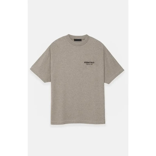 Fear of God ESSENTIALS Men's Heather Grey Crew Neck T-Shirt