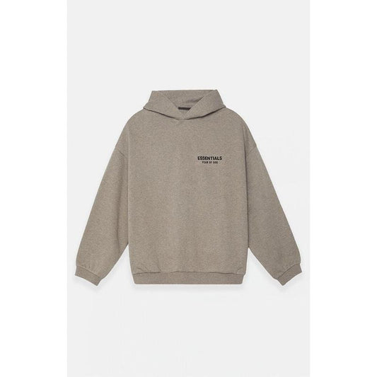 Fear of God ESSENTIALS Men's Heather Grey Fleece Hoodie