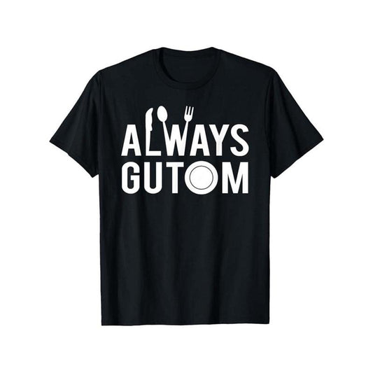 Filipino Adobo Graphic T-Shirt, 100% Cotton Crew Neck Short Sleeve Tee, Geometric Pattern, All-Season Knit Fabric, Regular Fit, Digital Direct Injection - Daily & Casual Wear Made in USA