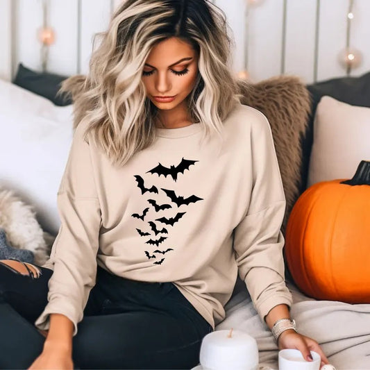 Flying Bats Crewneck Sweatshirt Comfortable