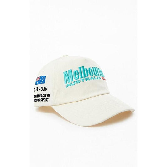 Formula 1 Men's x PacSun Cream Melbourne Australia Southern Land Twill Snapback Hat