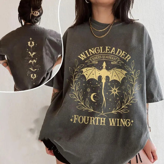 Fourth Wing Basgiath War College Comfort Colors Shirt, Xaden Riorson Riders Quadrant Tee, Dragon Rider, Violet Sorrengail, Bookish Shirt