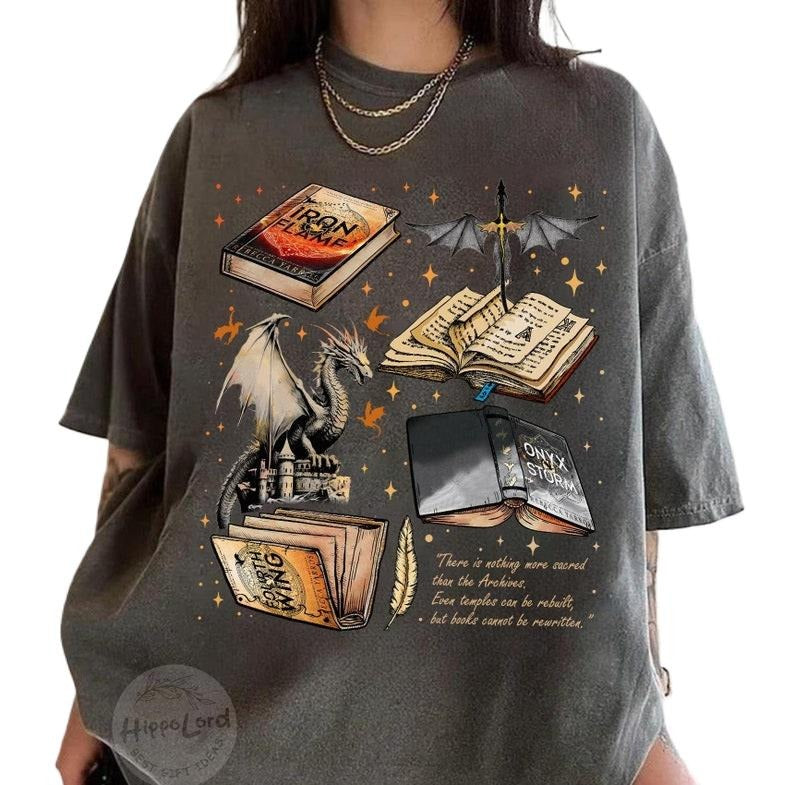 Fourth Wing Series Shirt, Onyx Storm, Dragon Rider, Violet Sorrengail tee, Fantasy, dark romance shirts