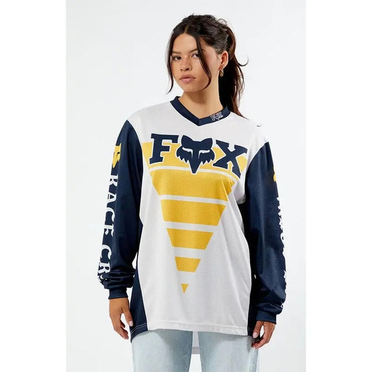 Fox Women's Race Crew Long Sleeve Oversized Jersey