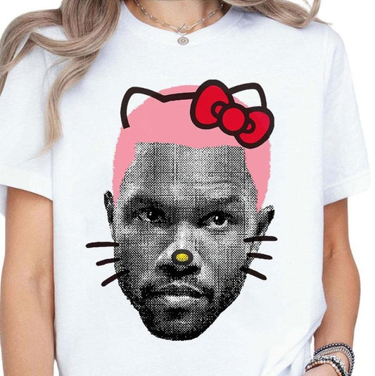 Frank Kitty T-shirt: Unisex Heavy Cotton Tee by Gildan 5000 with Classic Fit and Crew Neck