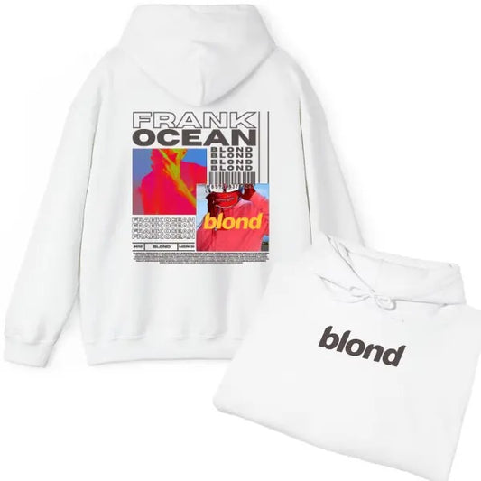 Frank Ocean BLOND Hoodie T-Shirt, Frank Ocean Blond Album Cover Hoodie, Vintage Style Hoodie, Blonded, Unisex Menswear Tops, Casual Gift for Him Her