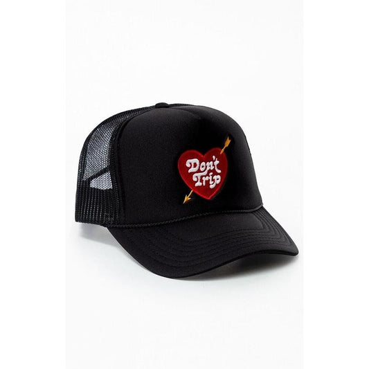 Free & Easy Men's Heart & Arrow Don't Trip Trucker Hat