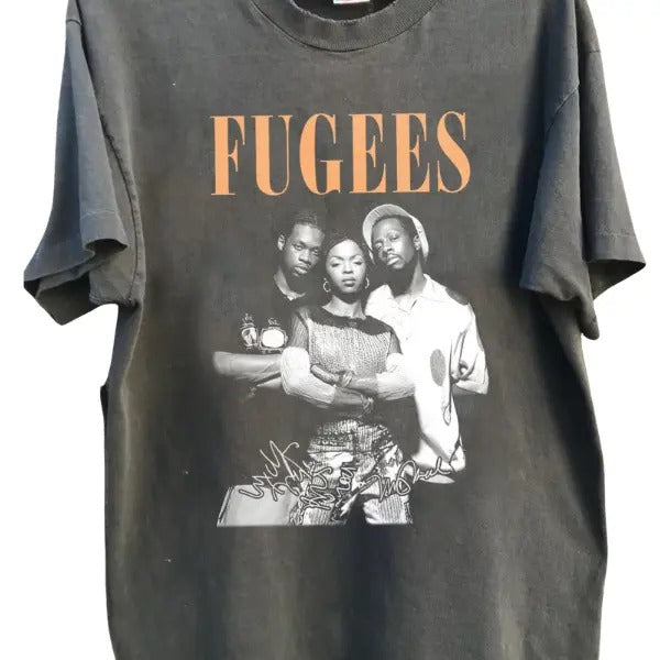 Fugees Lauryn Music Hill Shirt Singer Concert Fans for Men Women Unisex Cotton  TShirt