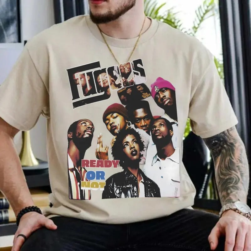 Fugees Ready Or Not Graphic Tee, 90s Graphic Shirt, Old School Hip Hop Shirt, Rap Shirt, Og Rap Shirt, Unisex Short Sleeve Tee