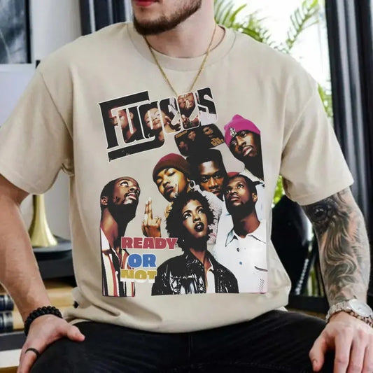 Fugees Ready Or Not Graphic Tee, 90s Graphic Shirt, Old School Hip Hop Shirt, Rap Shirt, Og Rap Shirt, Unisex Short Sleeve Tee