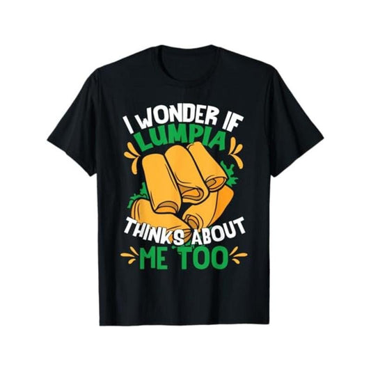 Fun Filipino Spring Roll Food T-shirt -cotton T-shirt Made in USA