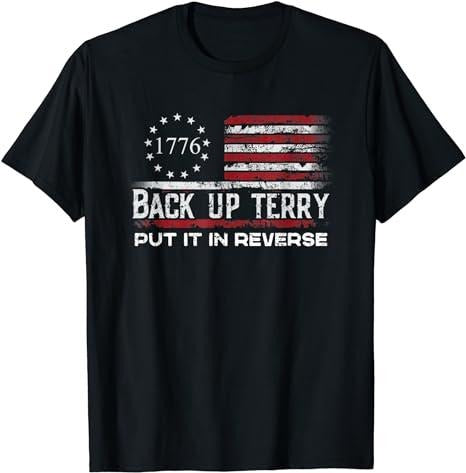 Funny 4th of July Shirts For Men, Back Up Terry Put It In Reverse Firework Funny 4th Of July T-Shirt Menswear Top Casual Cotton Basic Fashionstyle{n002}2