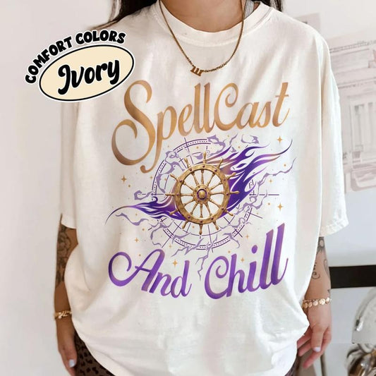 Funny Astarion Game Fan Shirt, Gale Spellcast and Chill Tee, Astarion BG3 T Shirt, High Elf Gaming Apparel