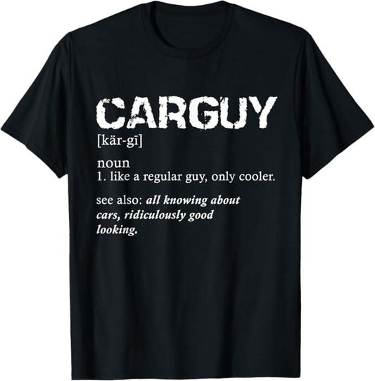 Funny Auto Mechanic Shirt, Funny Car Guy Definition Gear Head T-Shirt - Menswear Casual Cotton