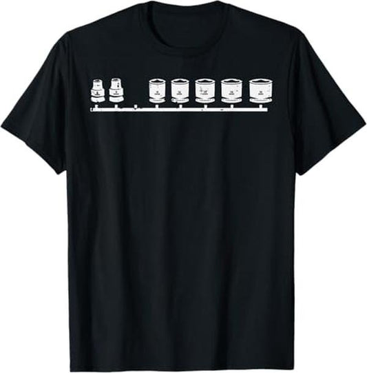 Funny Auto Mechanic Shirt, Missing 10mm Socket Funny Car Auto Mechanic Garage Men Dad T-Shirt - Menswear Casual Cotton