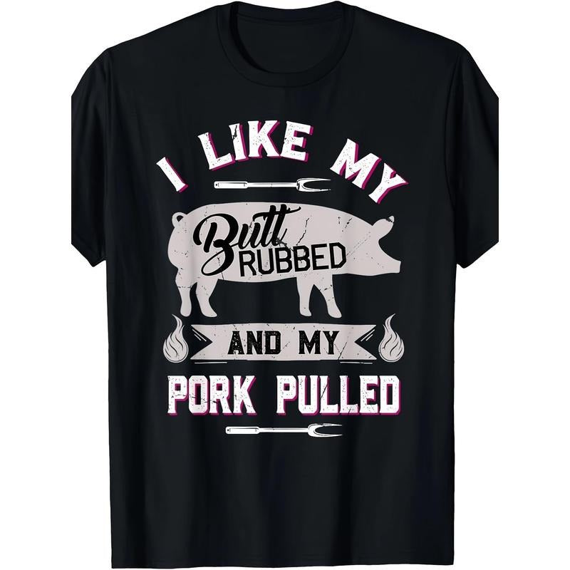Funny BBQ Grilling Quote Pig Pulled Pork T-Shirt Made in USA Hoodie, Sweatshirt | FreshTeex.com
