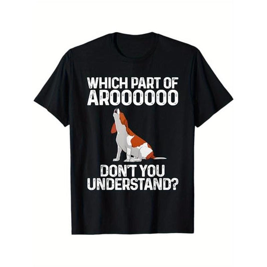 Funny Beagle Design For Men Hound Beagle Dog Lovers T-Shirt, 100% Cotton, Gifts for Men Dad Husband Grandpa, S-XXXL, Black made in usa