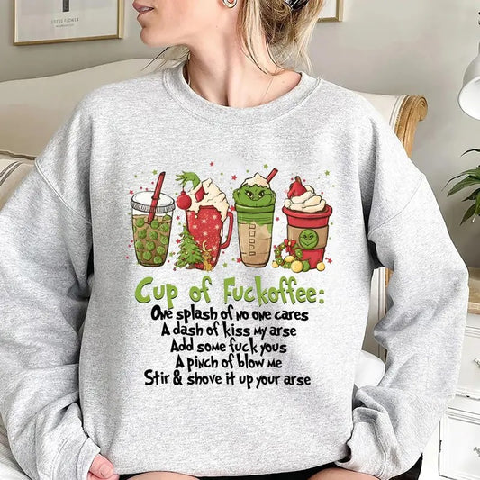 Funny Christmas Coffee Sweatshirt, Hoodie, Tshirt, Cute Christmas 2024 Gifts