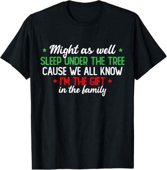 Funny Christmas Shirt, Christmas Gift, Christmas Humor Favorite Person Funny Christmas T-Shirt - Menswear Top