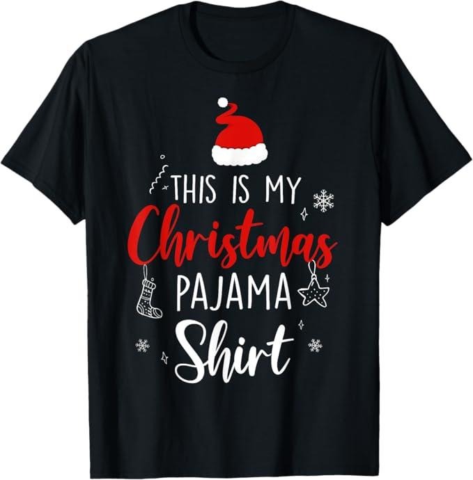 Funny Christmas Shirt, Christmas Gift, Funny Christmas PJ Pajama Men Women PJS for Family T-Shirt - Menswear Top
