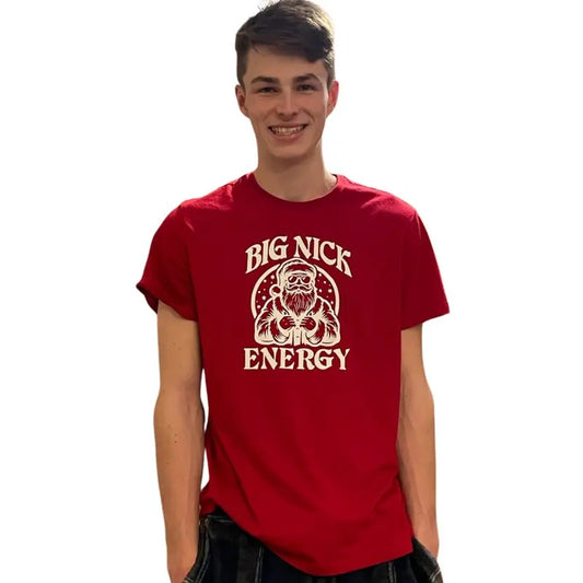 Funny Christmas Shirt, Santa Claus Tee, Big Nick Energy T-Shirt