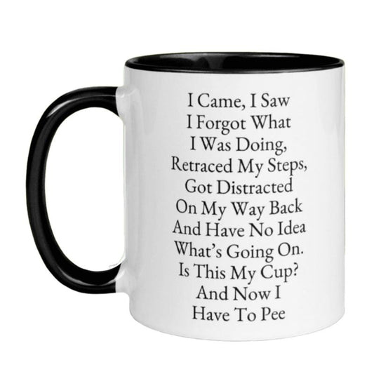 Funny Coffee Mug, Gifts For Grandma, Grandpa Mug, Senior Citizen Gifts, I Came I Saw Mug, Novelty Coffee Mug, Gifts For Grandma Grandmother, 11 15oz Ceramic Cup, Gift Ideas For Her, Gifts For Birthday