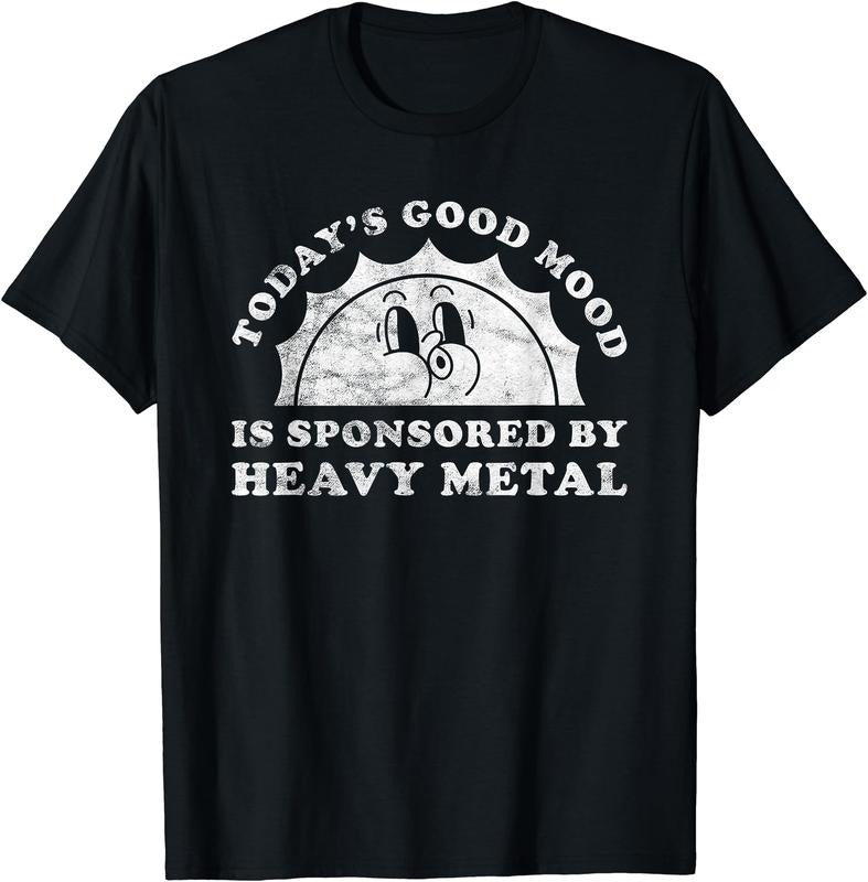 Funny Cute Vintage Retro Heavy Metal or Heavy Metal T-Shirt | Unisex Cotton Tee Gift, Crewneck, Short Sleeve