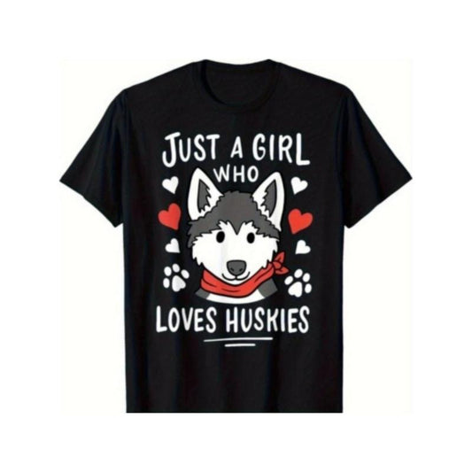 Funny Gift Husky Dog Lover Tee Shirts Dogs Lovers Gift Unisex T-Shirt made in usa
