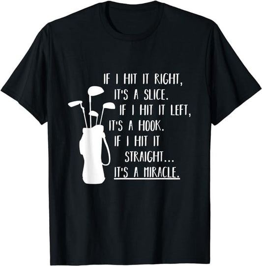 Funny Golf T-Shirt, Gift For Golfer, Funny Golf Sayings Shirt Funny Golfing T-Shirt Menswear Top Underwear