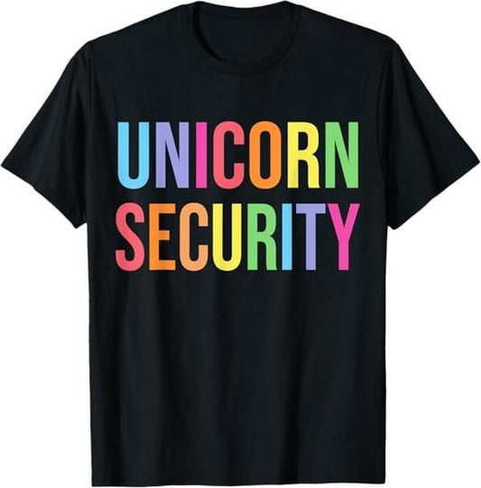 Funny Halloween Shirts For Men, Halloween Dad Mom Daughter Adult Costume, Unicorn Security T-Shirt Menswear - Available from size S to 5XL
