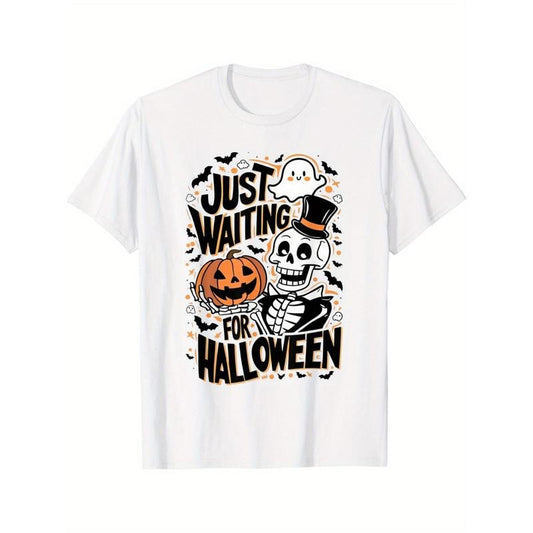 Funny Halloween skeleton vibe T-shirt Made in USA
