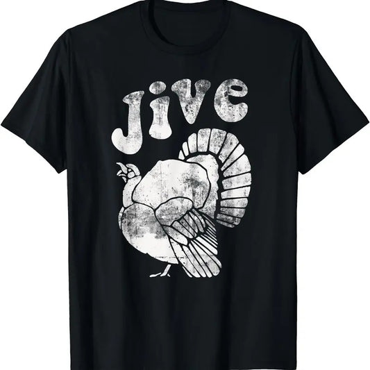 Funny Jive Thanksgiving Turkey Day Retro Holiday T-Shirt