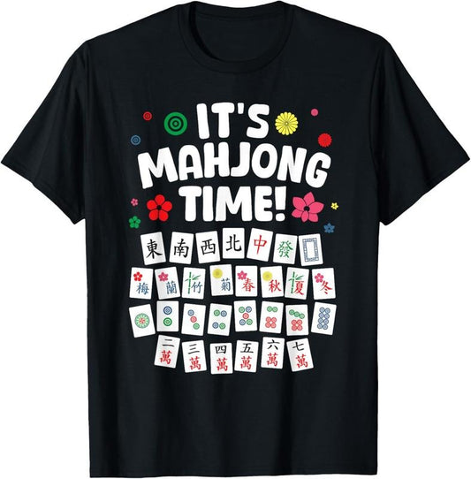 Funny Mahjong Design For Men Women Mah Jongg Mahjong Player T-Shirt