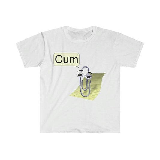 Funny Meme Shirt, Clippy "Cu*" Tee, Gift Unisex T-Shirt