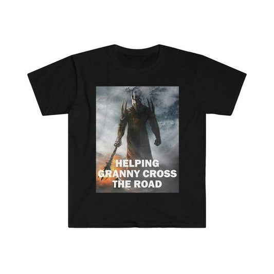 Funny Meme Shirt, Helping Granny Cross The Road Tee, Gift Unisex T-Shirt