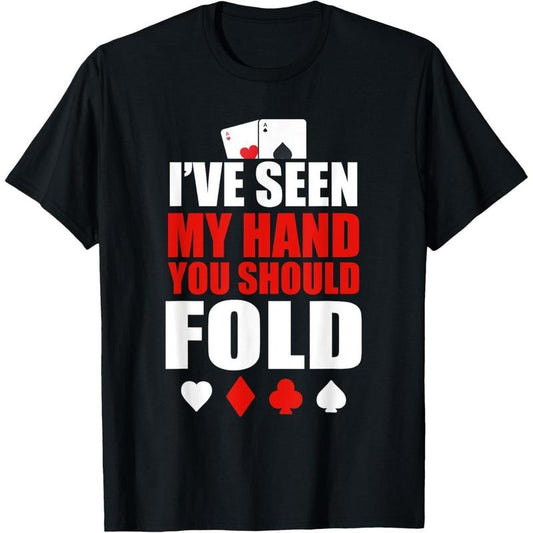 Funny Poker - Texas Holdem Lucky Poker T-Shirt made in usa
