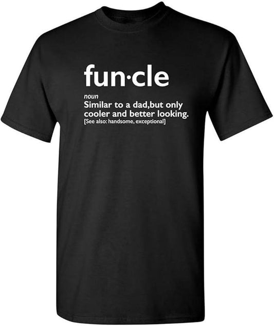 Funny Uncle Shirts, Gifts For Uncle, Uncle Graphic Novelty Funny T Shirt - Menswear Casual Cotton