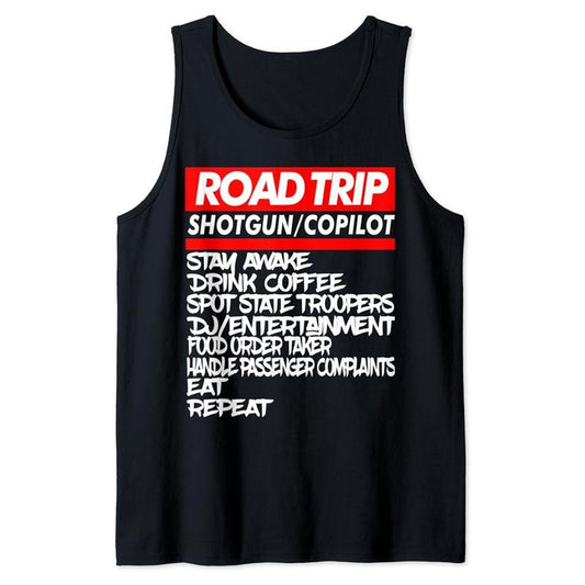 Funny Vacation Tank Top, Family Road Trip Shirts Funny Vacation Summer Outdoors Tank Top Unisex Casual Classic