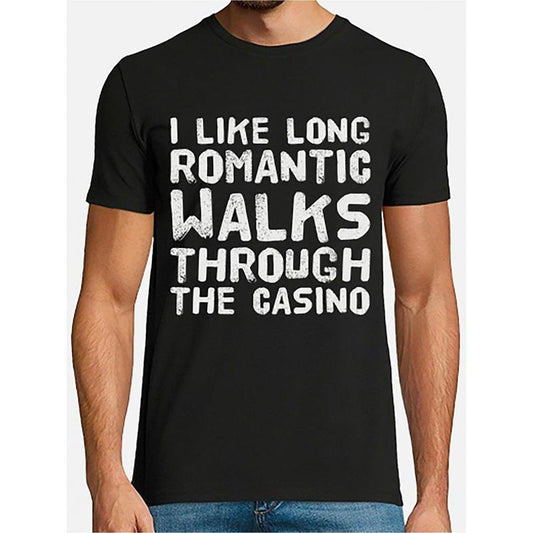 Funny casino funny date night date nite t-shir... Unisex Funny Cotton Gift T-shirt made in usa