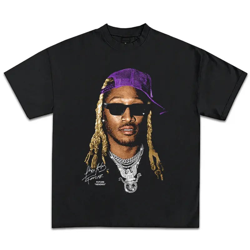 Future Hendrix Rapper Graphic T-Shirt 90s Vintage Bootleg Rap Hip Hop Metro Boomin Merch Men Women Menswear Topstyle{n002}2
