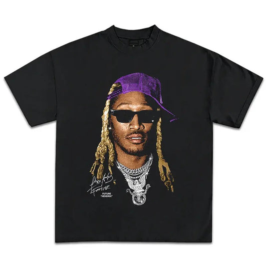 Future Hendrix Rapper Graphic T-Shirt 90s Vintage Bootleg Rap Hip Hop Metro Boomin Merch Men Women Menswear Topstyle{n002}2