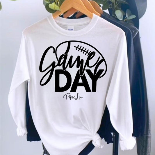 Game Day Football Long Sleeve Tee, Made in the USA, Long Sleeve Shirts, #sports #fall