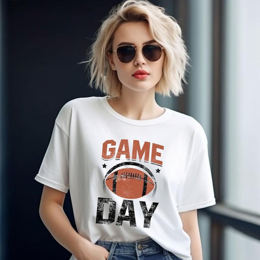 Game Day Shirt, Football Lovers Tee, Sport Lovers Tshirt, Gifts For Football Fan, Short Sleeve Tee Shirt, Football Gifts, Game Day Shirt, Gifts For Football Season Fit Top