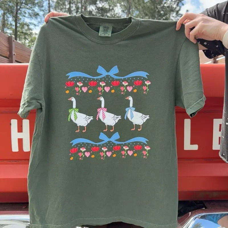 Geese Coquette Cottage Shirt