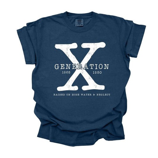 Generation X Shirt, Unisex Shirt Gen X T Shirt, Gen X Tshirt, Generation X T Shirt, Raised On Hose Water And Neglect Shirt, Unisex T-Shirt, Gifts For Him Her Women, Short Sleeve Tee Shirt, Gifts For Birthday