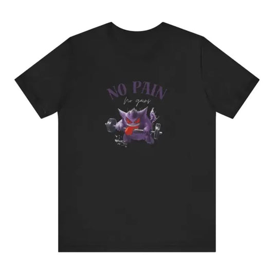Gengar Gym T-shirt, Pokemon Shirt Training, Anime Shirt Activewear, Otaku Shirt, Menswear Top, Womenswear Top