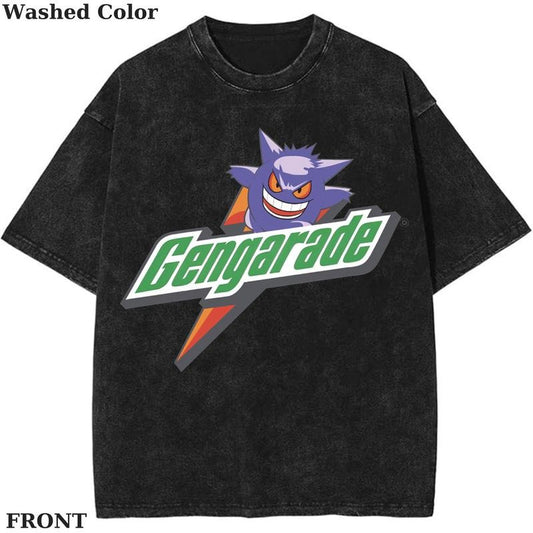 Gengarade Pokemon T-Shirt, Pokemon T-Shirt, PKM Shirt, Anime Funny Shirt, Vintage Tee Streetwear Shortsleeve Printed Womenswear Top