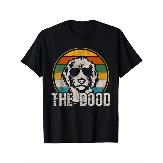 Goldendoodle T-Shirt - The Dood Vintage Dog Shirt Mens T-Shirts made in usa